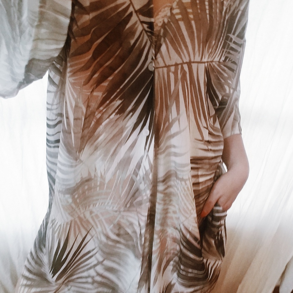 NWOT Delicate H&M Sheer Maxi Dress
